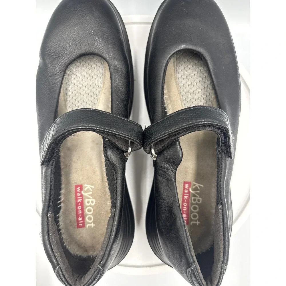 Kybun Luzern 17 W Mary Jane Size 9 Black Gorpcore Orthopedic Swiss Air-Cushion